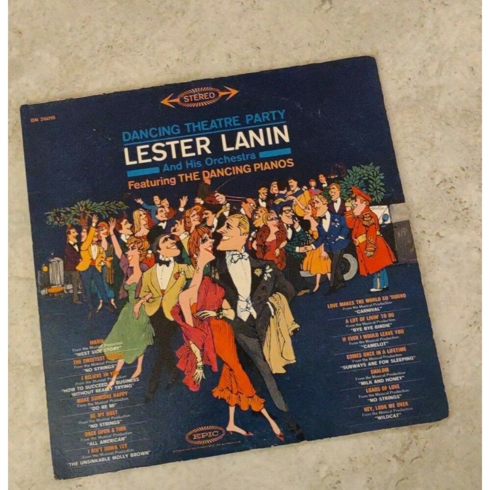 Lester Lanin Dancing Theater Party With The Dancing Pianos Vintage Vinyl Record